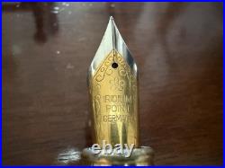 TESTORI Vintage 925 Sterling Silver Massive Fountain Pen, Ribbed Profiles