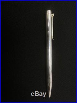 TIFFANY AND CO. Sterling Silver Executive T-Clip Ballpoint Pen 925 Silver