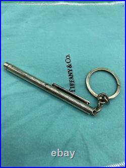 TIFFANY & CO. GERMANY Sterling 925 Vintage pen With Ring Key Chain