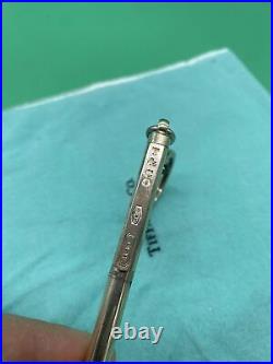TIFFANY & CO. GERMANY Sterling 925 Vintage pen With Ring Key Chain