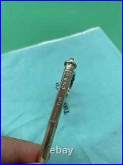 TIFFANY & CO. GERMANY Sterling 925 Vintage pen With Ring Key Chain