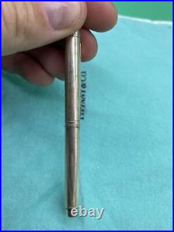 TIFFANY & CO. GERMANY Sterling 925 Vintage pen With Ring Key Chain