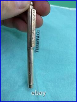 TIFFANY & CO. GERMANY Sterling 925 Vintage pen With Ring Key Chain