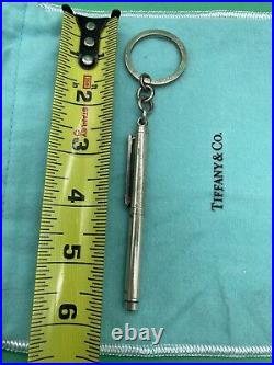 TIFFANY & CO. GERMANY Sterling 925 Vintage pen With Ring Key Chain