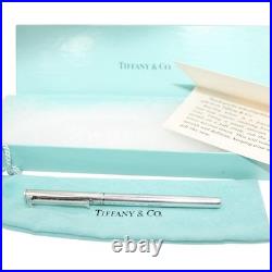 TIFFANY & CO. STERLING SILVER EXECUTIVE T-CLIP BALLPOINT PEN Excellent Read