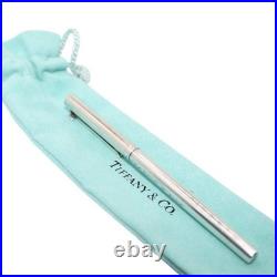TIFFANY & CO. STERLING SILVER EXECUTIVE T-CLIP BALLPOINT PEN Excellent Read