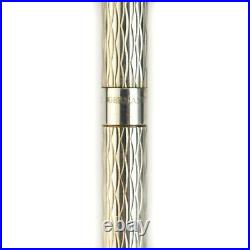 TIFFANY & CO Sterling Silver, Diamond Weave Logo Ballpoint/Agenda Pen (nt)