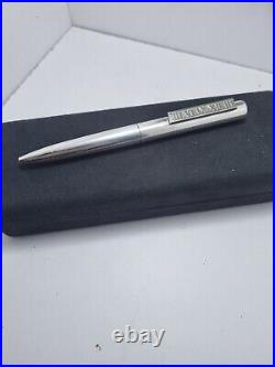 TIFFANY& CO. Sterling Silver Roman Numeral Ballpoint Pen Atlas Collection