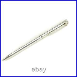 TIFFANY & CO Sterling Silver, T Clip & Logo Ballpoint Pen (ns)