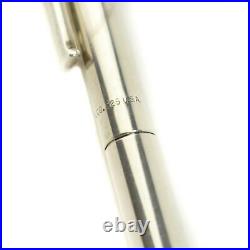 TIFFANY & CO Sterling Silver, T Clip & Logo Ballpoint Pen (ns)