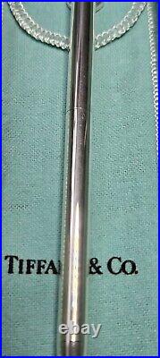 TIFFANY & CO. VINTAGE. 925 Sterling Silver Caduceus Pen WithOriginal Box/Pouch/ink