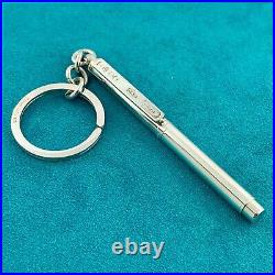 TIFFANY & Co. Germany 1837 Sterling Silver 925 Keychain Pen VINTAGE COLLECTABLE