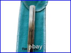 TIFFANY&Co. Sterling Silver 925 Ballpoint Pen withBox&Storage Mint Condition