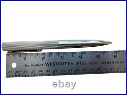 TIFFANY&Co. Sterling Silver 925 Ballpoint Pen withBox&Storage Mint Condition