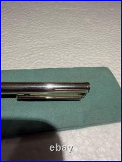 TIFFANY & Co. Vintage Flag Ballpoint Pen Silver 925