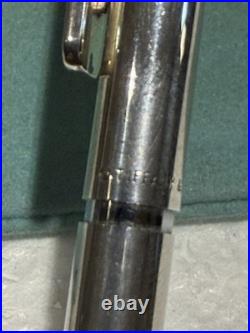 TIFFANY & Co. Vintage Flag Ballpoint Pen Silver 925