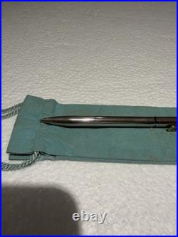 TIFFANY & Co. Vintage Flag Ballpoint Pen Silver 925