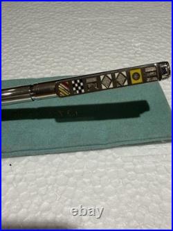 TIFFANY & Co. Vintage Flag Ballpoint Pen Silver 925