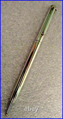 TIFFANY & Co Vintage Sterling Silver T Clip Ballpoint Pen Signed