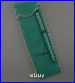 TIMELESS Tiffany & Co. Sterling Silver & Enamel Pen withPouch