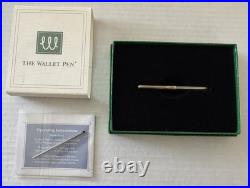 The Wallet Pen Company Vintage Sterling Silver Wallet Pen with Refill