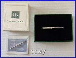 The Wallet Pen Company Vintage Sterling Silver Wallet Pen with Refill