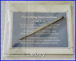 The Wallet Pen Company Vintage Sterling Silver Wallet Pen with Refill
