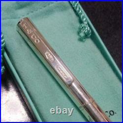 Tiffany 1837 Ballpoint Pen Sterling Silver 925 1837 Retractable with box Y1122