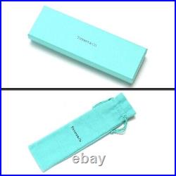 Tiffany Ballpoint Pen Retractable Type Sterling Silver 925 With Cloth Case Box