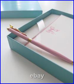 Tiffany Ballpoint Pen Ribbon Pink Letter Set Ribbon Ballpoint Pen
