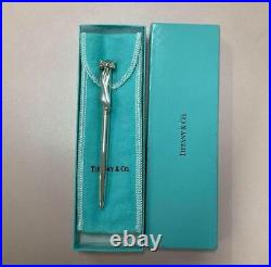 Tiffany Ballpoint Pen Ribbon Sterling Silver 925