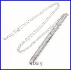 Tiffany Ballpoint Pen With Chain Sv Sterling Silver 925 Secondhand Writing Instr
