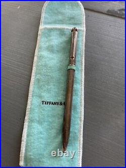 Tiffany Ballpoint Pen silver 925 Tarnished But Works