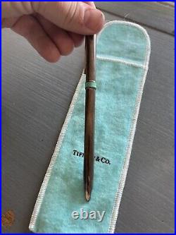 Tiffany Ballpoint Pen silver 925 Tarnished But Works