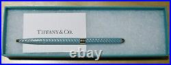 Tiffany Blue Lacquer Purse Ballpoint Pen 4.5 Long 925 Sterling Silver