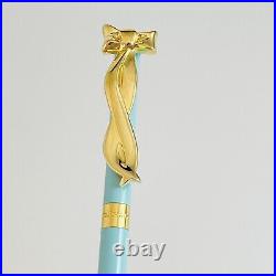 Tiffany Blue Purse Pen with Gold Bow Blue Ink WORKS