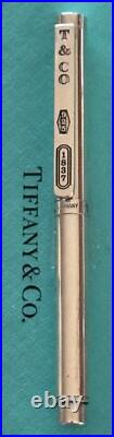 Tiffany & Co. 1837 Ballpoint Pen Purse Pen Sterling Silver 925 Made in Germany