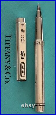 Tiffany & Co. 1837 Ballpoint Pen Purse Pen Sterling Silver 925 Made in Germany