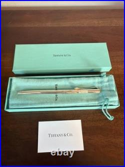 Tiffany & Co. 1837 Functioning Ballpoint Pen. 925 Made in Germany with Box
