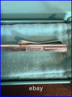 Tiffany & Co. 1837 Functioning Ballpoint Pen. 925 Made in Germany with Box