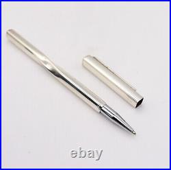 Tiffany & Co. 1981 Angela Cummings Aerodynamic Twisted Pen. 925 Sterling Silver