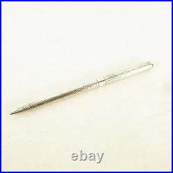 Tiffany Co. 925 Sterling Silver Ballpoint Pen Twist Made In Germany Writing Uten