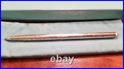 Tiffany & Co. 925 Sterling Silver Ballpoint Pen with Box & Dustbag Made in Germany
