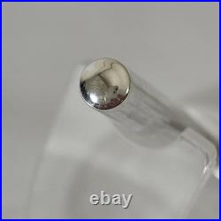 Tiffany & Co. 925 Sterling Silver Ballpoint Pen with Clover/Shamrock Charm 20g