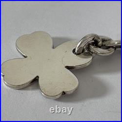 Tiffany & Co. 925 Sterling Silver Ballpoint Pen with Clover/Shamrock Charm 20g