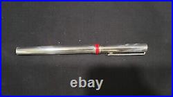 Tiffany & Co. 925 Sterling Silver Ballpoint Pen with Red Enamel