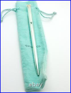 Tiffany & Co. 925 Sterling Silver Executive T-Clip Ballpoint Pen