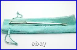 Tiffany & Co. 925 Sterling Silver Executive T-Clip Ballpoint Pen