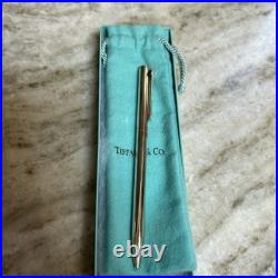 Tiffany & Co. 925 Sterling Silver Executive T-Clip Ballpoint Pen Pre Owned Not U