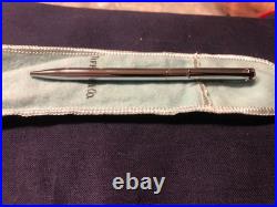 Tiffany & Co. 925 Sterling Silver Executive T-Clip Ballpoint Pen Pre Owned Not U